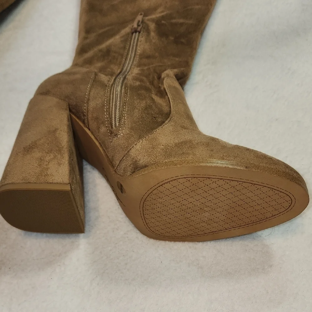 Jessica Simpson Tan Over-the-Knee Boots